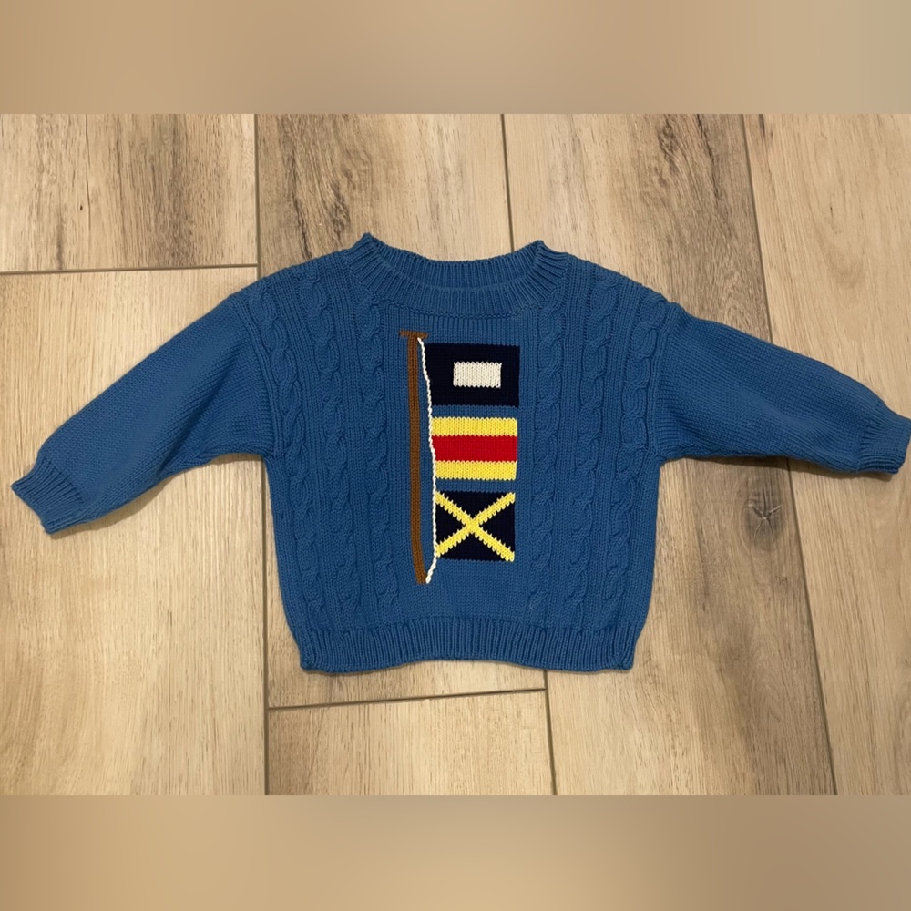 Nautical Baby Sweater